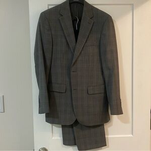 Jos. A. Bank Charcoal Checkered Suit